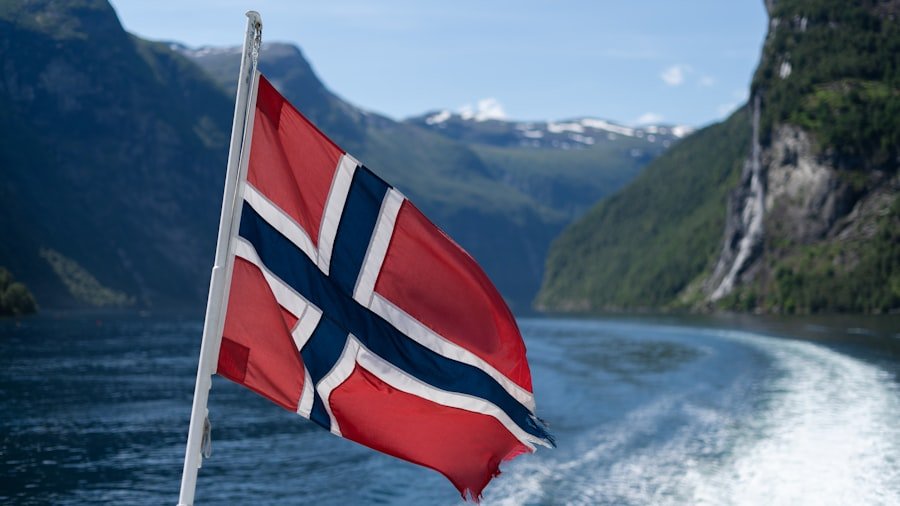 Photo norwegian flag
