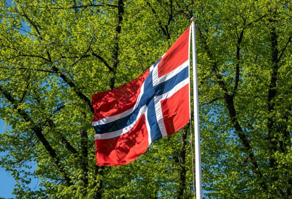 Photo norwegian flag